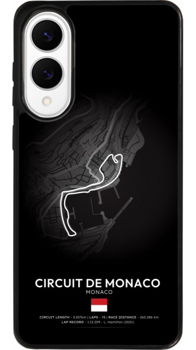 Samsung Galaxy S25 Edge Case Hülle - Silikon schwarz F1 Track 2025 Monaco