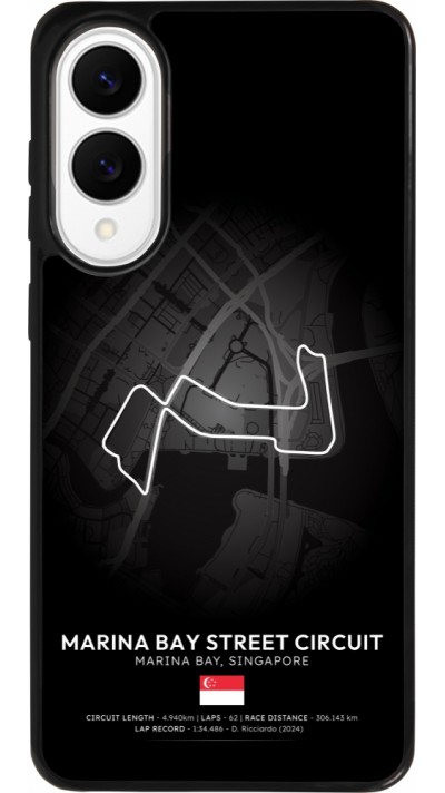 Samsung Galaxy S25 Edge Case Hülle - Silikon schwarz F1 Track 2025 Singapore