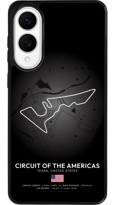 Samsung Galaxy S25 Edge Case Hülle - Silikon schwarz F1 Track 2025 United States