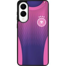 Coque Samsung Galaxy S25 Edge - Silicone rigide noir Maillot de football Allemagne Extérieur personnalisable