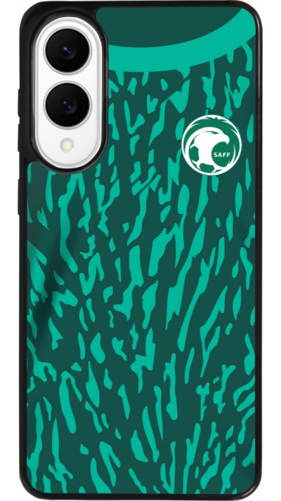 Samsung Galaxy S25 Edge Case Hülle - Silikon schwarz Saudi-Arabien 2022 personalisierbares Fussballtrikot