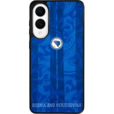 Samsung Galaxy S25 Edge Case Hülle - Silikon schwarz Bosnien und Herzegowina 2026 personalisierbares Fussballtrikot