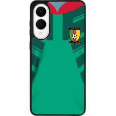 Samsung Galaxy S25 Edge Case Hülle - Silikon schwarz Kamerun 2022 personalisierbares Fussballtrikot