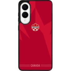 Samsung Galaxy S25 Edge Case Hülle - Silikon schwarz Kanada 2026 personalisierbares Fussballtrikot