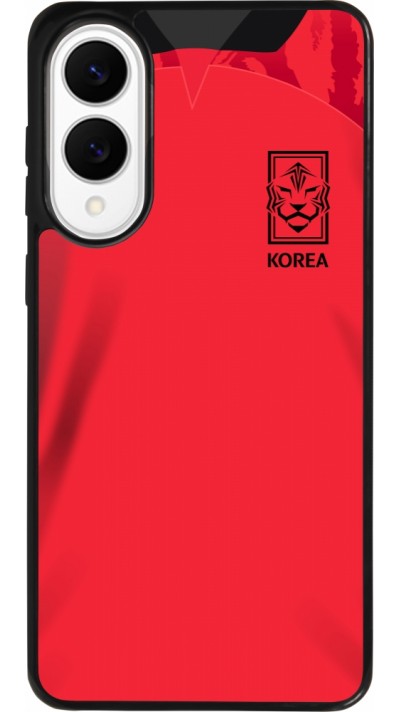 Samsung Galaxy S25 Edge Case Hülle - Silikon schwarz Südkorea 2022 personalisierbares Fussballtrikot