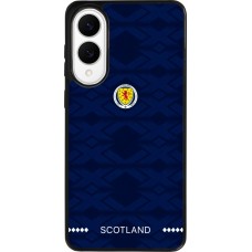 Coque Samsung Galaxy S25 Edge - Silicone rigide noir Maillot de football Ecosse 2026 personnalisable
