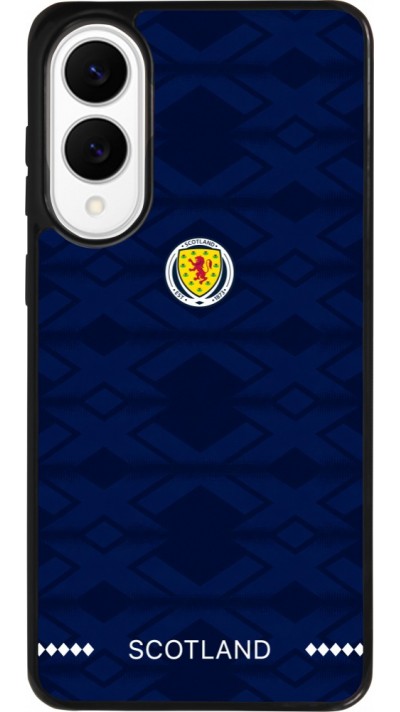 Coque Samsung Galaxy S25 Edge - Silicone rigide noir Maillot de football Ecosse 2026 personnalisable