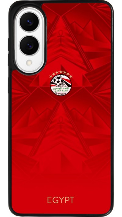 Samsung Galaxy S25 Edge Case Hülle - Silikon schwarz Ägypten 2026 personalisierbares Fussballtrikot
