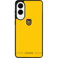 Samsung Galaxy S25 Edge Case Hülle - Silikon schwarz Ecuador 2026 personalisierbares Fussballtrikot