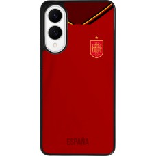 Samsung Galaxy S25 Edge Case Hülle - Silikon schwarz Spanien 2022 personalisierbares Fußballtrikot
