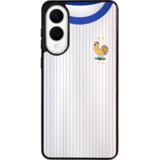 Samsung Galaxy S25 Edge Case Hülle - Silikon schwarz Frankreich Away personalisierbares Fussballtrikot
