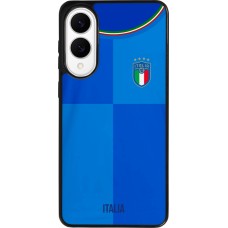 Samsung Galaxy S25 Edge Case Hülle - Silikon schwarz Italien 2022 personalisierbares Fußballtrikot