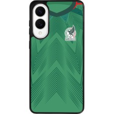 Samsung Galaxy S25 Edge Case Hülle - Silikon schwarz Mexiko 2022 personalisierbares Fussballtrikot