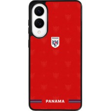 Coque Samsung Galaxy S25 Edge - Silicone rigide noir Maillot de football Panama 2026 personnalisable