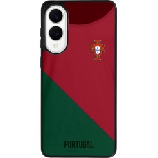 Samsung Galaxy S25 Edge Case Hülle - Silikon schwarz Fussballtrikot Portugal2022