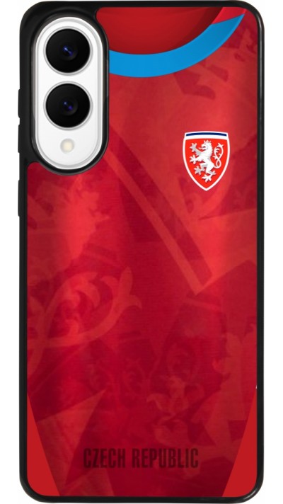 Samsung Galaxy S25 Edge Case Hülle - Silikon schwarz Tschechische Republik personalisierbares Fussballtrikot