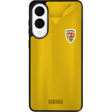 Samsung Galaxy S25 Edge Case Hülle - Silikon schwarz Fussballtrikot Rumänien