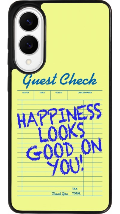 Coque Samsung Galaxy S25 Edge - Silicone rigide noir Guest check 2026