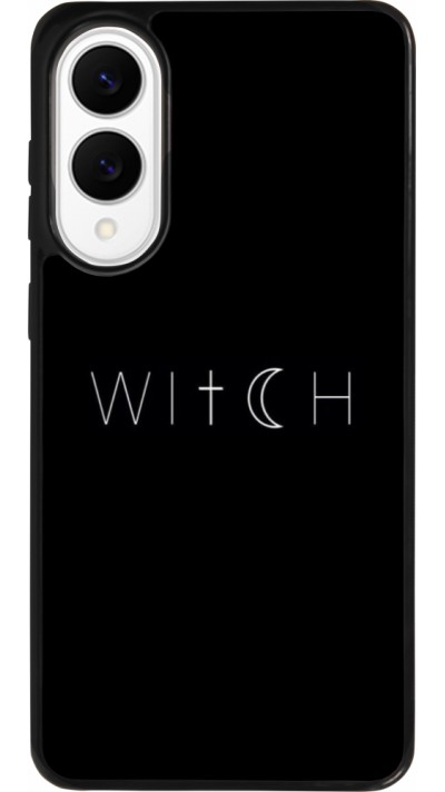 Coque Samsung Galaxy S25 Edge - Silicone rigide noir Halloween 22 witch word
