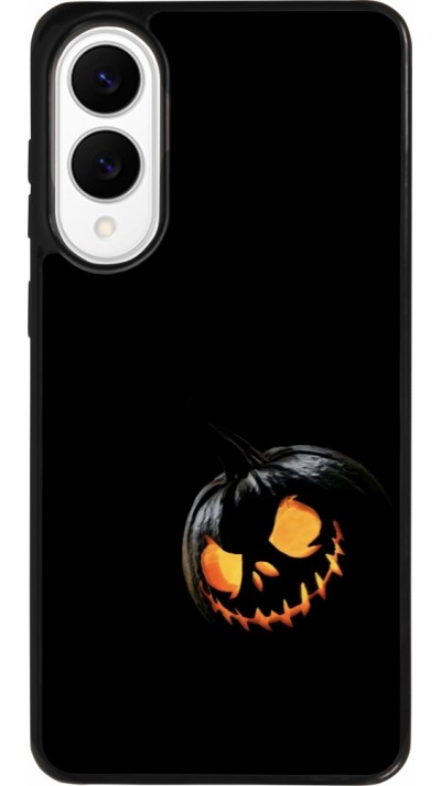 Coque Samsung Galaxy S25 Edge - Silicone rigide noir Halloween 2023 discreet pumpkin