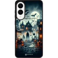 Coque Samsung Galaxy S25 Edge - Silicone rigide noir Halloween Spookville