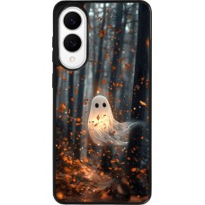 Coque Samsung Galaxy S25 Edge - Silicone rigide noir Halloween 2025 Ghost in the forest