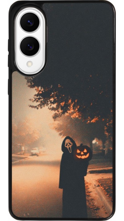 Coque Samsung Galaxy S25 Edge - Silicone rigide noir Halloween 2025 Scream