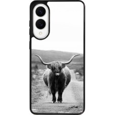 Coque Samsung Galaxy S25 Edge - Silicone rigide noir Highland cattle