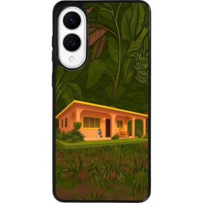 Coque Samsung Galaxy S25 Edge - Silicone rigide noir Benitos house DTMF