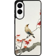 Coque Samsung Galaxy S25 Edge - Silicone rigide noir Japanese Bird