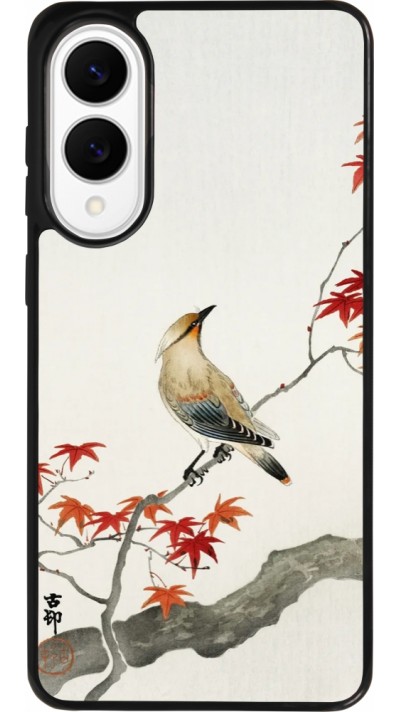 Coque Samsung Galaxy S25 Edge - Silicone rigide noir Japanese Bird