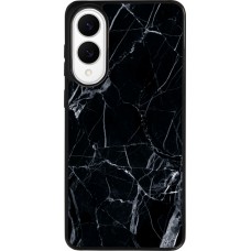 Coque Samsung Galaxy S25 Edge - Silicone rigide noir Marble Black 01