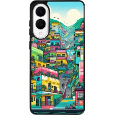 Coque Samsung Galaxy S25 Edge - Silicone rigide noir Medellin Comuna 13 Art