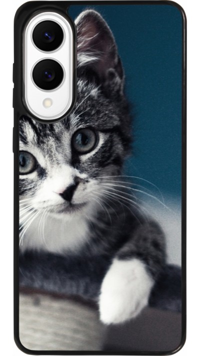 Coque Samsung Galaxy S25 Edge - Silicone rigide noir Meow 23