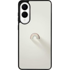 Coque Samsung Galaxy S25 Edge - Silicone rigide noir Mini Rainbow Minimal