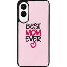 Samsung Galaxy S25 Edge Case Hülle - Silikon schwarz Mom 2023 best Mom ever pink