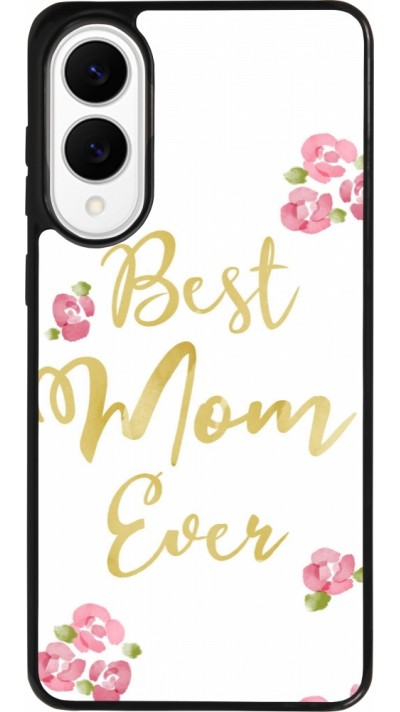Coque Samsung Galaxy S25 Edge - Silicone rigide noir Mom 2024 best Mom ever