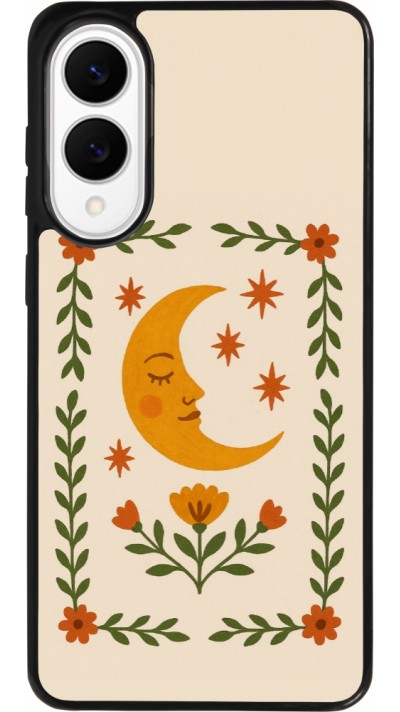 Coque Samsung Galaxy S25 Edge - Silicone rigide noir Half moon stamp 2026