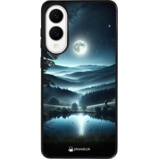 Coque Samsung Galaxy S25 Edge - Silicone rigide noir Night Sky View