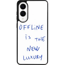 Samsung Galaxy S25 Edge Case Hülle - Silikon schwarz Offline is the new luxury