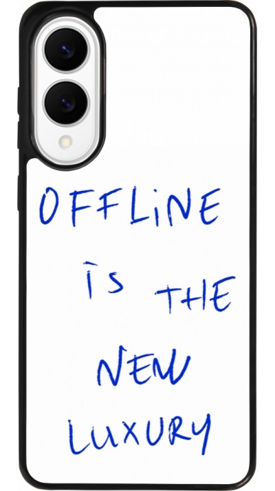Samsung Galaxy S25 Edge Case Hülle - Silikon schwarz Offline is the new luxury