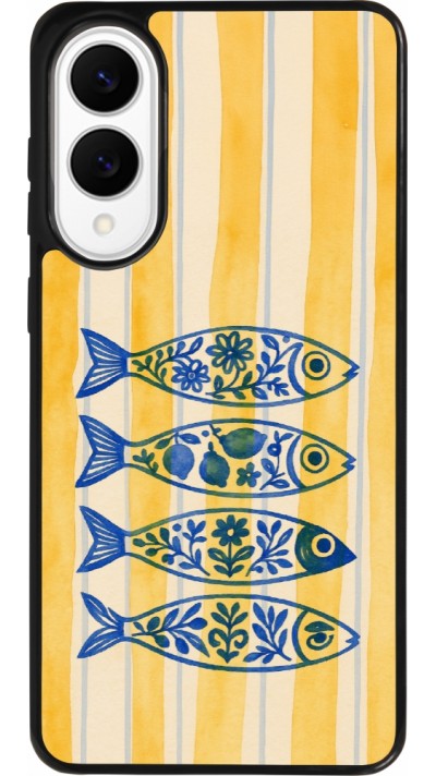 Coque Samsung Galaxy S25 Edge - Silicone rigide noir Portuguese fish 2026