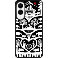Coque Samsung Galaxy S25 Edge - Silicone rigide noir Poya Suisse 2 noir