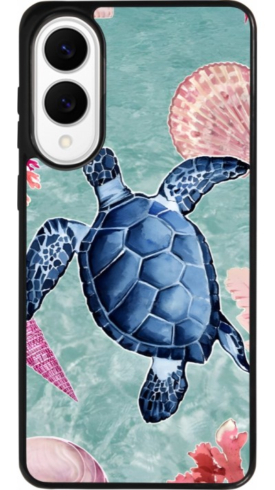 Coque Samsung Galaxy S25 Edge - Silicone rigide noir Preppy Turtle