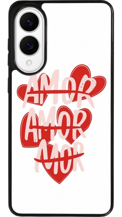 Samsung Galaxy S25 Edge Case Hülle - Silikon schwarz Saint Valentines Day 26 Amor