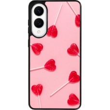 Samsung Galaxy S25 Edge Case Hülle - Silikon schwarz Saint Valentines Day 26 Lollipop
