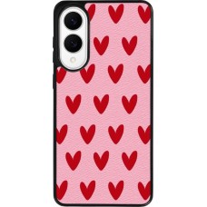 Samsung Galaxy S25 Edge Case Hülle - Silikon schwarz Saint Valentines Day 26 Pattern heart
