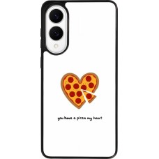 Samsung Galaxy S25 Edge Case Hülle - Silikon schwarz Saint Valentines Day 26 You have my pizza heart