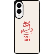 Samsung Galaxy S25 Edge Case Hülle - Silikon schwarz Saint Valentines Day 26 Self love self care