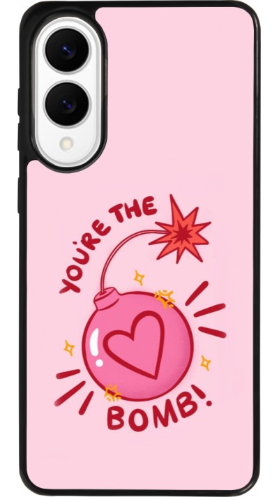 Samsung Galaxy S25 Edge Case Hülle - Silikon schwarz Saint Valentines Day 26 You are the bomb